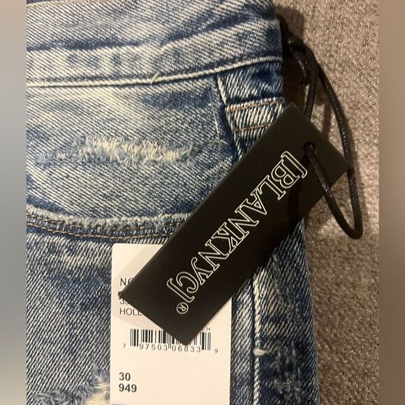 NWT blank nyc size‎ 30 women's distressed shorts - Picture 6 of 7